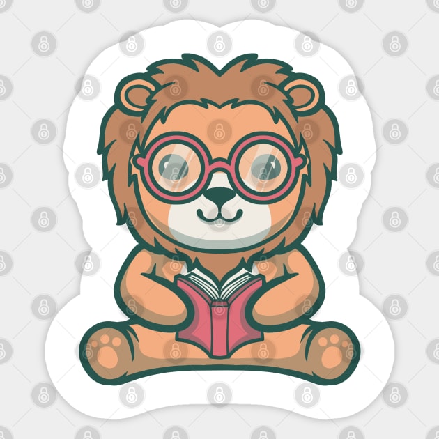 CUTE LION Sticker by BERKAH SERAWUNG